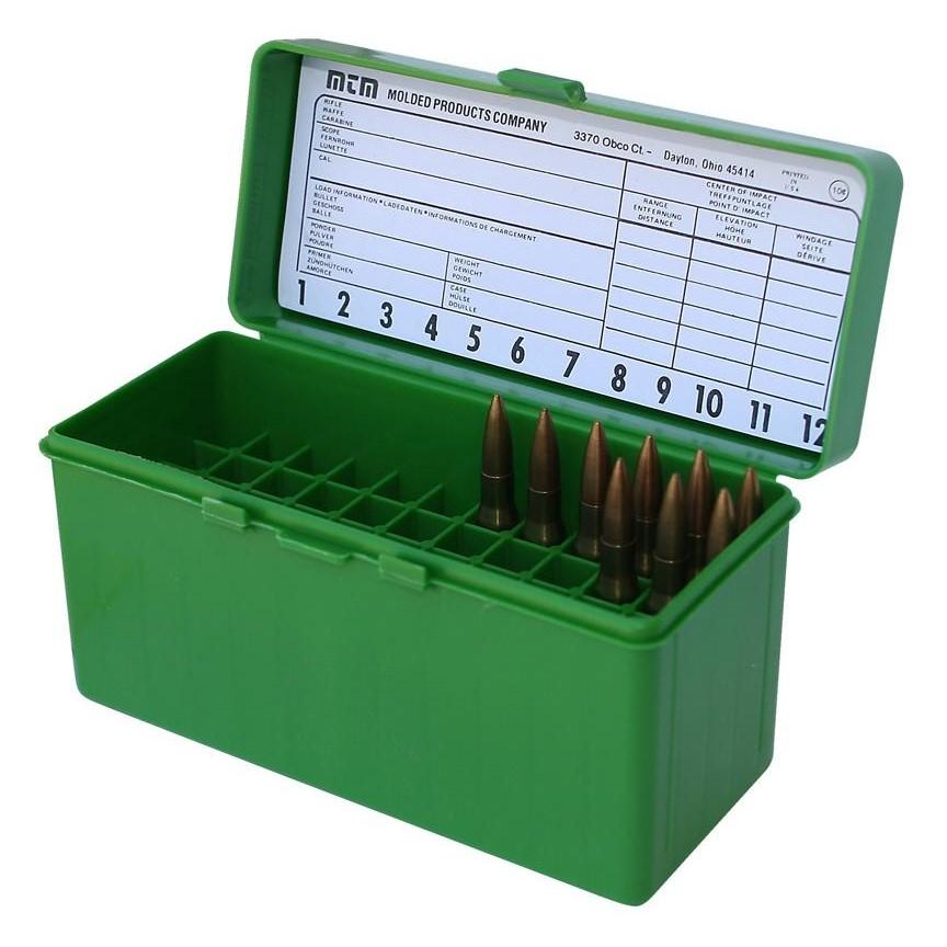 MTM Ammo Boxes MTM Gun-Gard R-60 Series Rifle Ammo Box Green