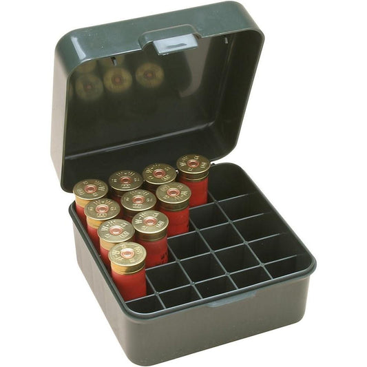 MTM Ammo Boxes MTM Dual Gauge Shotshell Case 3.5" 25 Round Forest Green