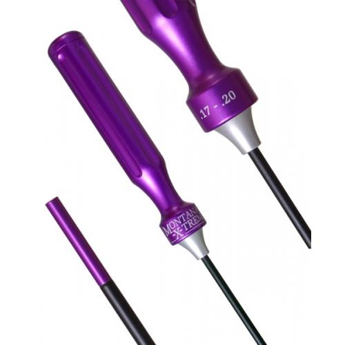 Montana X-Treme Gun Cleaning Rods Montana X-Treme Montana X-Treme 17-20 Cal Cleaning Rod 36" Purple