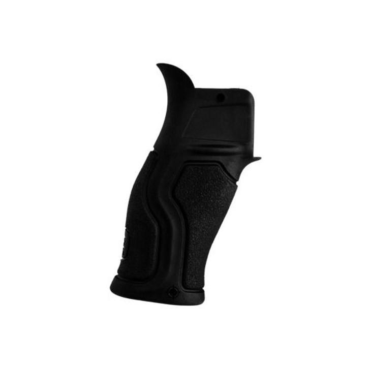 FAB DEFENSE Grips Fab Defense Gradus Rubberized Ergonomic Pistol Grip Flat (No Beavertail) Black