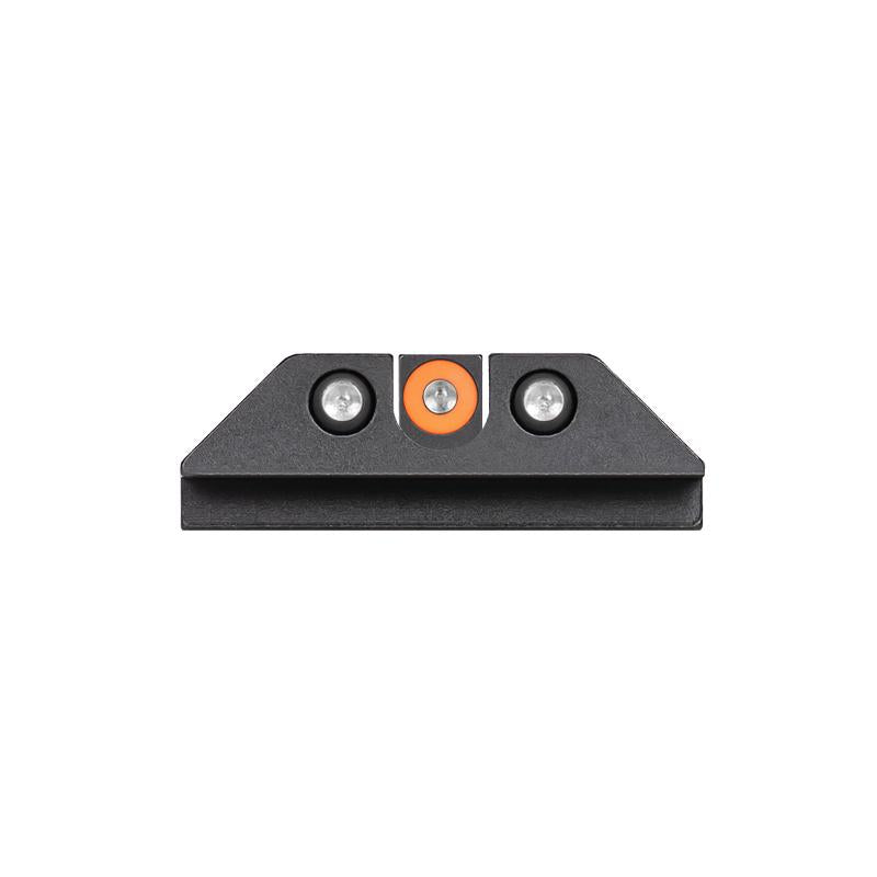 Night Fision LLC Night Sights Night Fision LLC Night Fision Tritium Night Sight Set Orange Front Black U-Notch Back for Glock