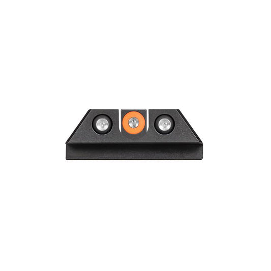 Night Fision LLC Night Sights Night Fision LLC Night Fision Night Sight Set Orange Front Black U-Notch Back for Glock