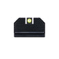 Night Fision LLC Suppressor Height Sights Night Fision LLC Night Fision Optics Ready Stealth Night Sight Set Yellow Front Black Back for Glock 43x MOS