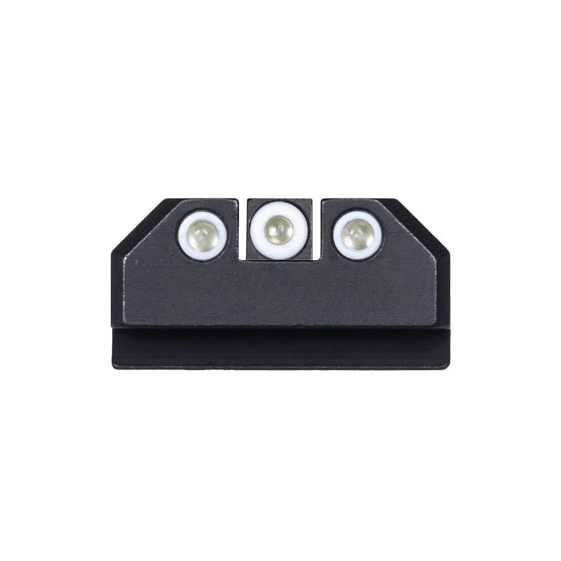 Night Fision LLC Night Sights Night Fision LLC Night Fision Night Sight Set White Front White Back for Ruger Max 9