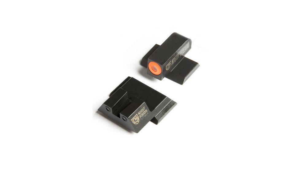 Night Fision LLC Optics|Night Sights Night Fision LLC Perfect Dot NS Set with Orange Front + Black U Rear for S&W M&P