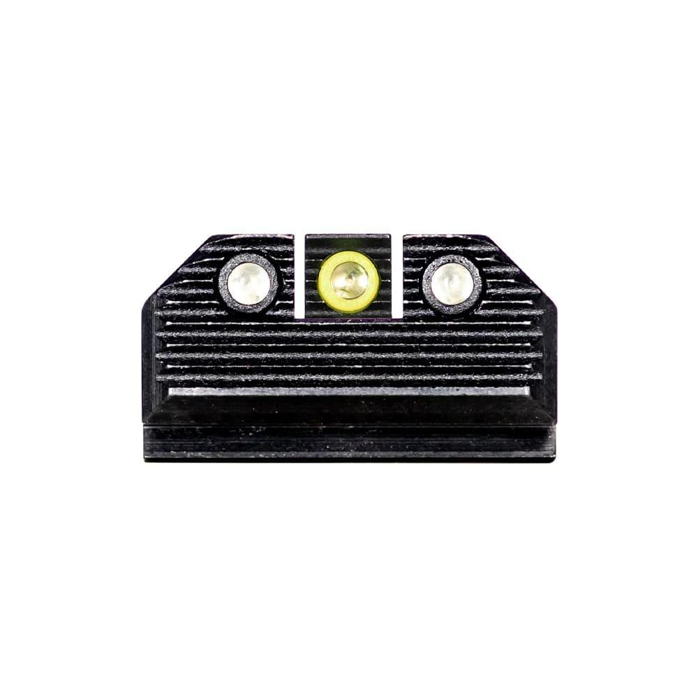 Night Fision LLC Suppressor Height Sights Night Fision LLC Night Fision Optics Ready Stealth Night Sight Set Yellow Front Black Back for Springfield Hellcat