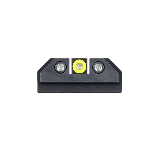 Night Fision LLC Night Sights Night Fision LLC Night Fision Night Sight Set Yellow Front Black Back for Taurus G3c/GX4
