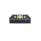 Night Fision LLC Night Sights Night Fision LLC Night Fision Night Sight Set Yellow Front Black Back for Taurus G3c/GX4