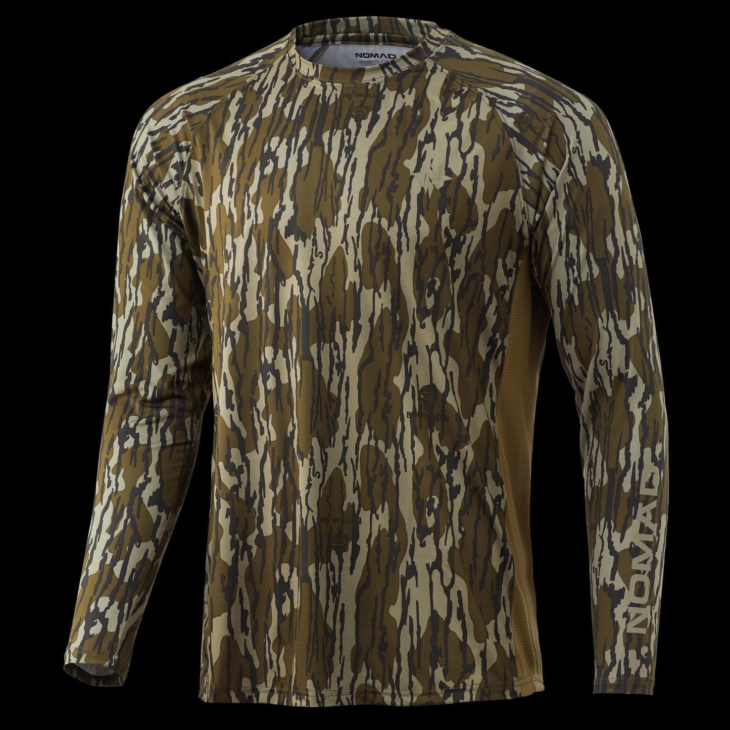 Nomad Long Sleeve Shirts Nomad Nomad Camo Pursuit Long Sleeve Shirt Mossy Oak Bottomland XL