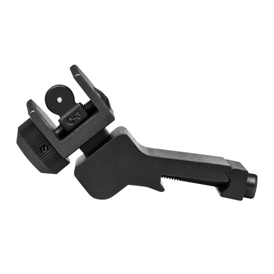 NcSTAR Rifle Sights NcSTAR NcStar AR-15 45 Degree Offset Flip-Up Rear Sight Black