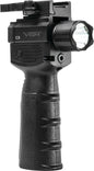 NcSTAR Rifle Lights NcSTAR NcSTAR VISM Vertical Grip With Strobe FlashLight & Red Laser Gen 2