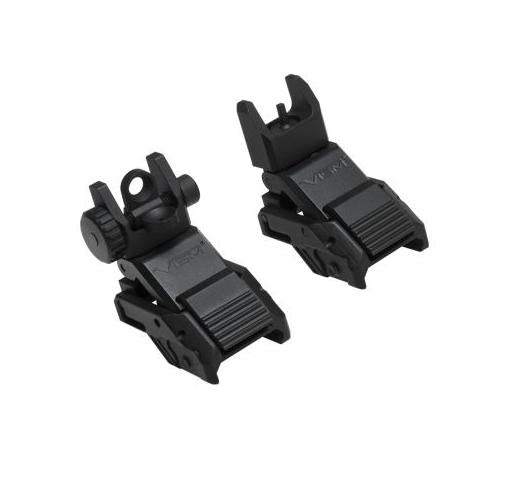NcSTAR Rifle Sights NcSTAR Vism Pro Series AR Flip up Front and Rear Sight Set