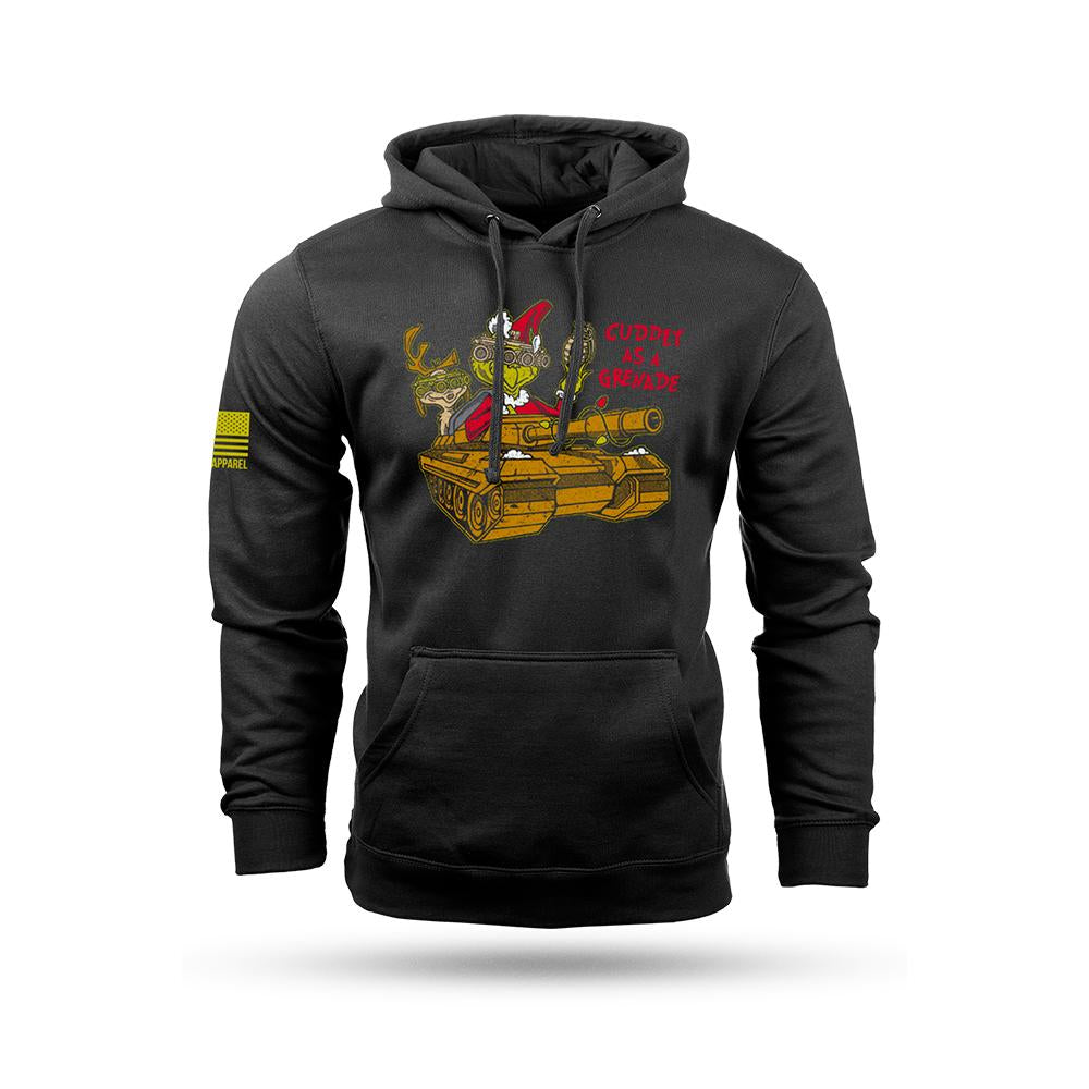 Nine Line Apparel Hoodies &amp; Sweatshirts Nine Line Apparel Nine Line Grinch Hooded Sweatshirt Black L