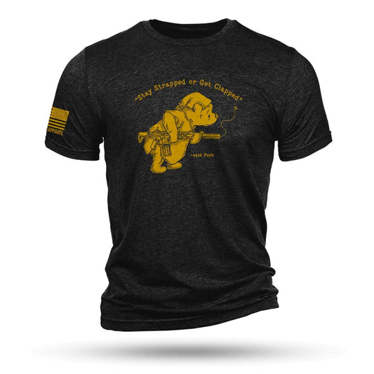 Nine Line Apparel Short Sleeve Shirts Nine Line Apparel Nine Line Pooh Bear Triblend T-Shirt Black S