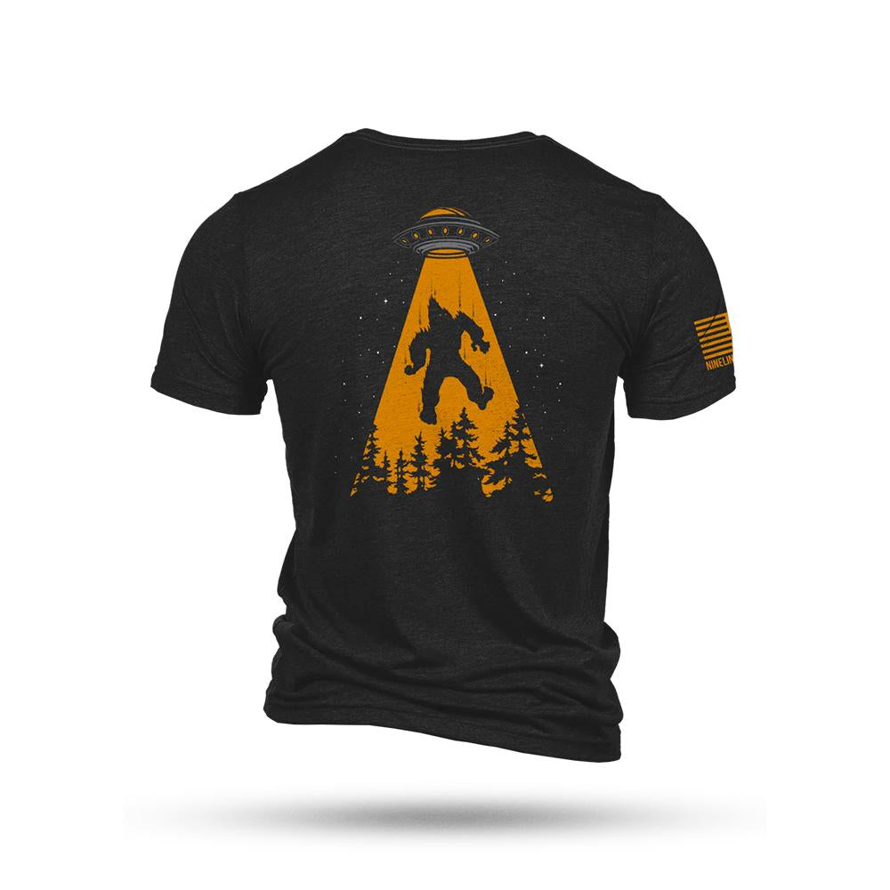 Nine Line Apparel Short Sleeve Shirts Nine Line Apparel Nine Line UFO Squatch Triblend T-Shirt Black S