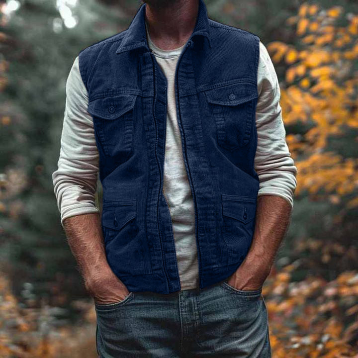 Fashion Retro Waistcoat Vest Casual Men