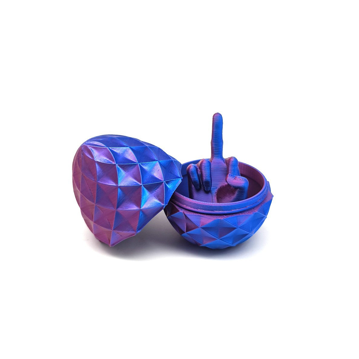 3d printing middle finger egg ornaments hand office