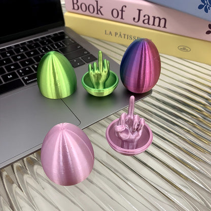 3d printing friendly gesture egg decompression artifact