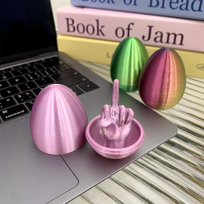 3d printing friendly gesture egg decompression artifact