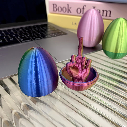 3d printing friendly gesture egg decompression artifact
