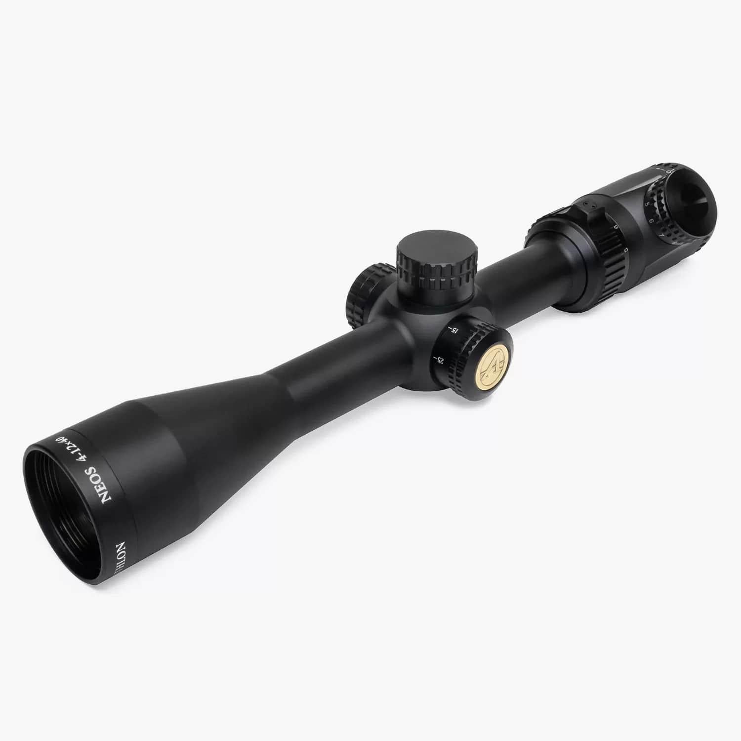 Athlon Optics Centerfire Scopes Athlon Optics Athlon Neos Rifle Scope 4-12x40 1" SFP BDC 500 IR MOA Illum Black