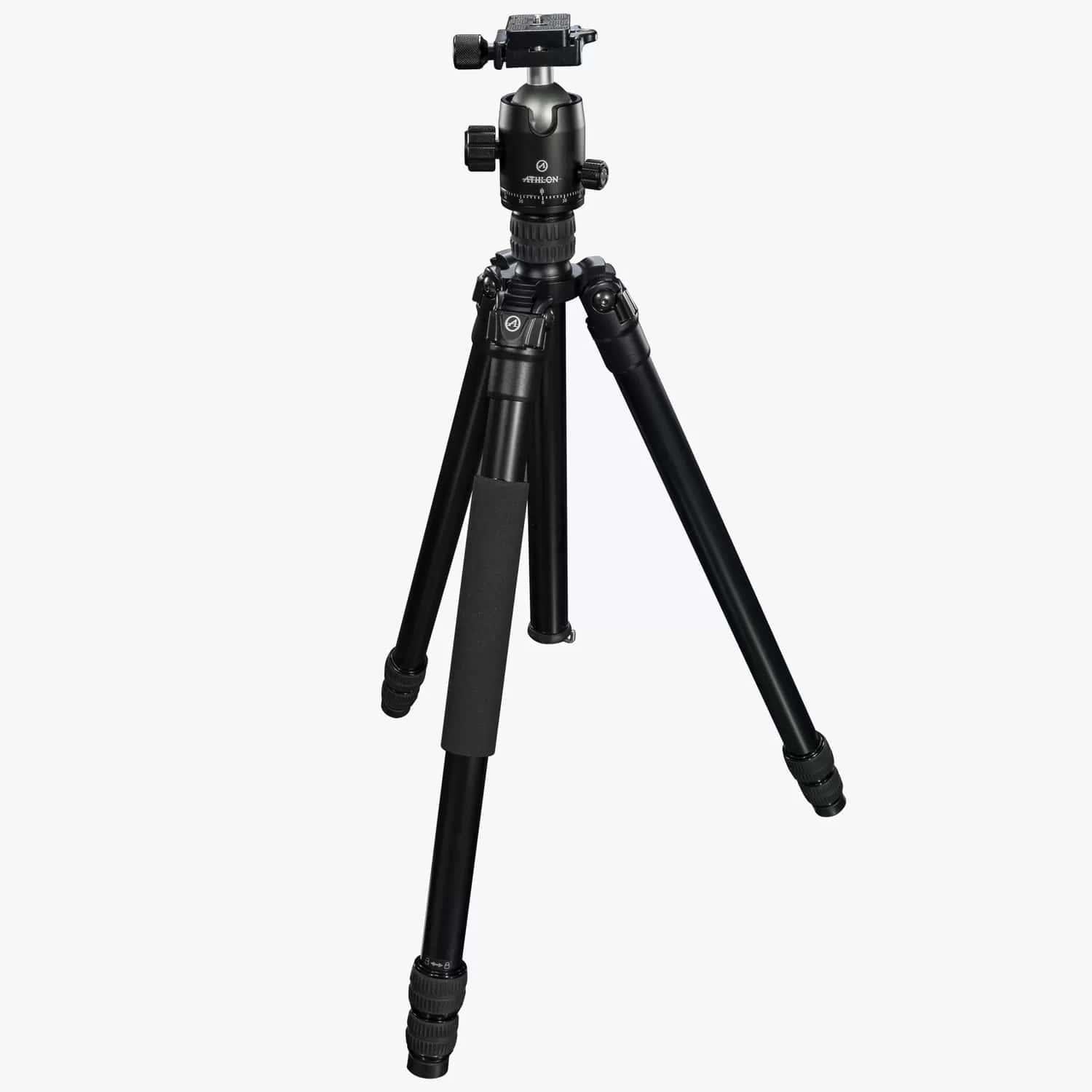 Athlon Optics Spotting Scope Tripods &amp; Mounting|Tripods Athlon Optics Athlon Midas AL28 Aluminum Tripod 17" - 65" Black with Soft Sided Carrying Case