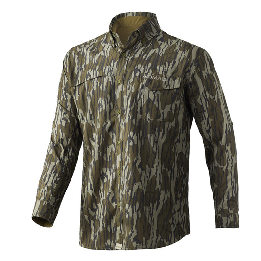 Nomad Long Sleeve Shirts Nomad Nomad Stretch-Lite Long Sleeve Shirt Mossy Oak Bottomland L