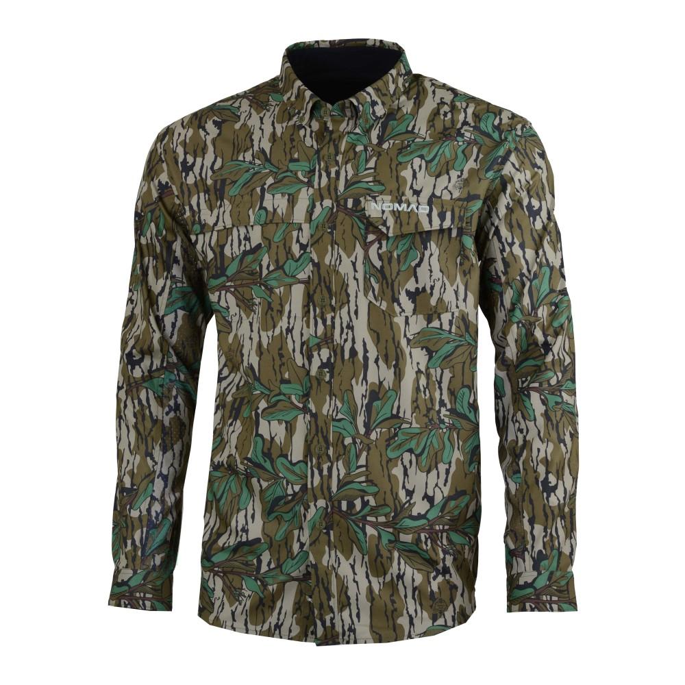 Nomad Long Sleeve Shirts Nomad Nomad Stretch-Lite Long Sleeve Shirt Mossy Oak Greenleaf S