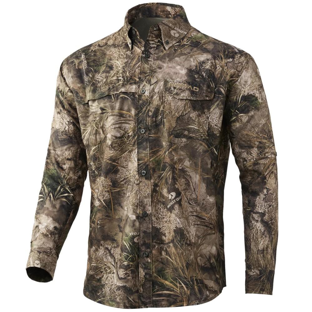 Nomad Long Sleeve Shirts Nomad Nomad Stretch-Lite Long Sleeve Shirt Mossy Oak Migrate M