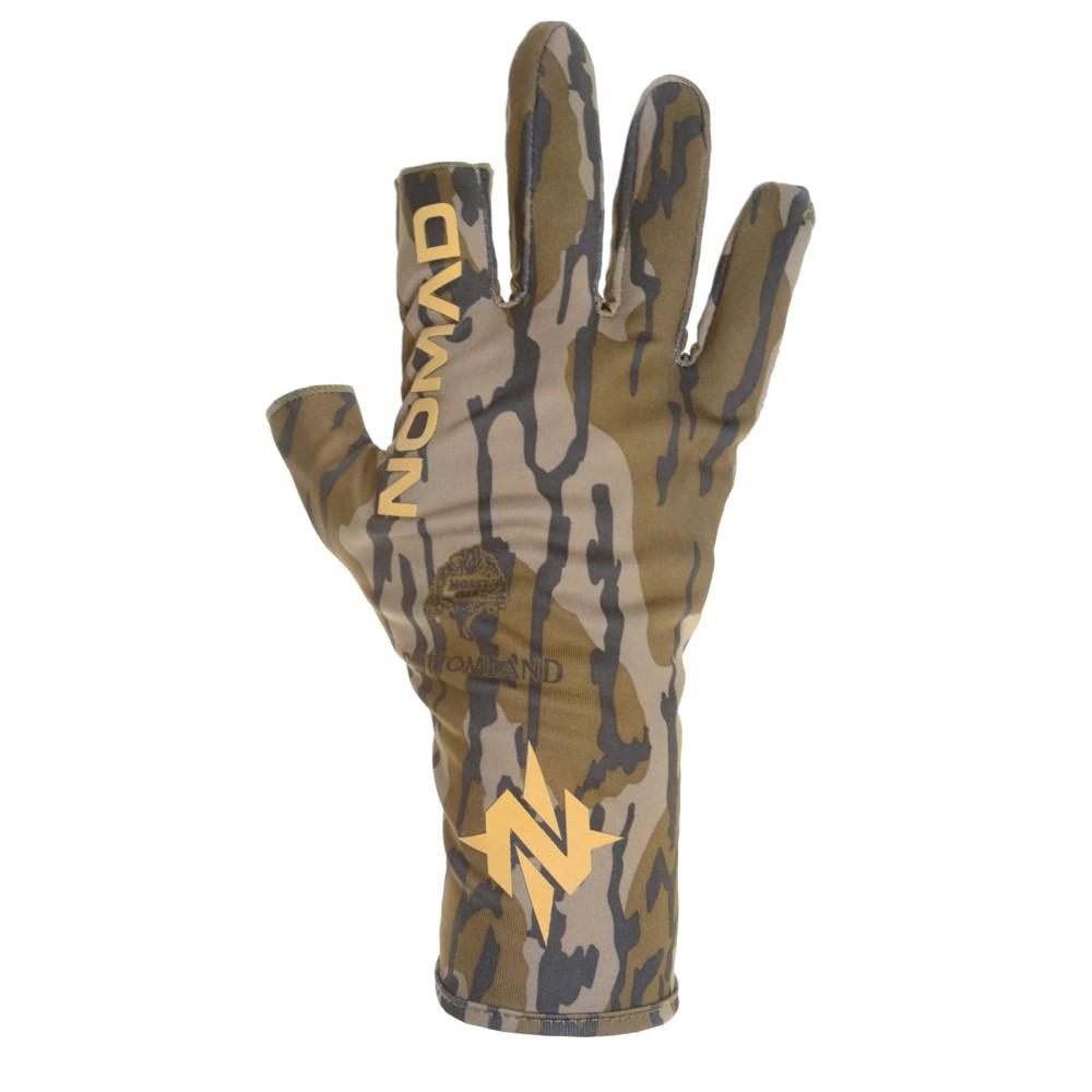 Nomad Gloves Nomad Nomad Fingerless Turkey Glove Mossy Oak Bottomland L/XL