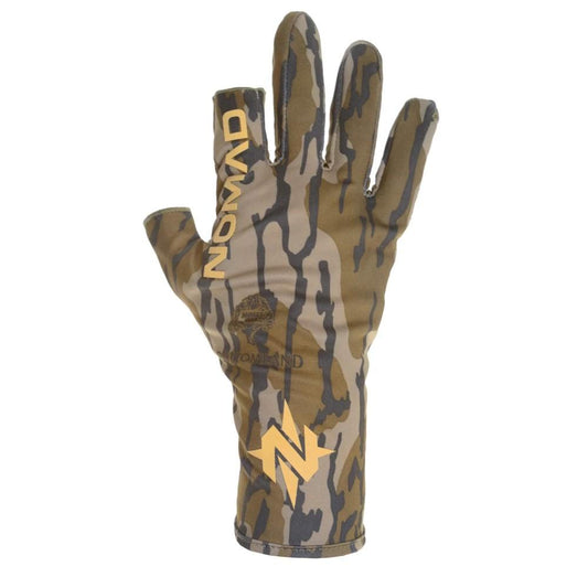 Nomad Gloves Nomad Nomad Fingerless Turkey Glove Mossy Oak Bottomland L/XL
