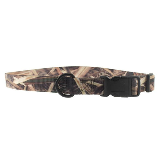 Omnipet Collars &amp; Leashes|Collars Leashes &amp; Harnesses Leather Brothers  DBA Omnipet Omnipet Kwik Klip Adjustable Collar 1" 18-26" Mossy Oak Shadow Grass Blades Camo