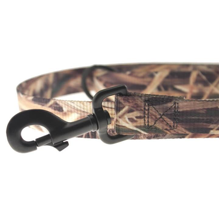 Omnipet Collars &amp; Leashes|Collars Leashes &amp; Harnesses Leather Brothers  DBA Omnipet Omnipet Nylon Dog Lead 1" x 6 ft Mossy Oak Duck Blind Camo