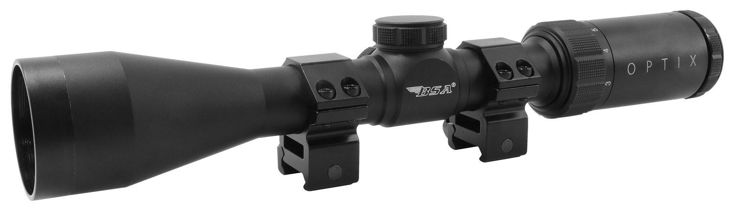 BSA Centerfire Scopes BSA BSA Optix Rifle Scope 3-9x Mag. 40mm Obj BDC-8 Reticle - Clam Pack
