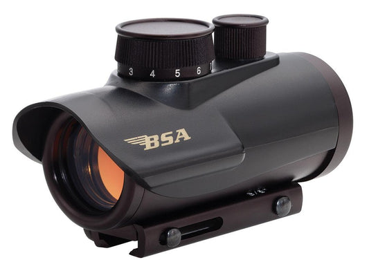 BSA Tube BSA BSA Illuminated Red Dot Sight 1x30mm 5 MOA Red Dot - Black