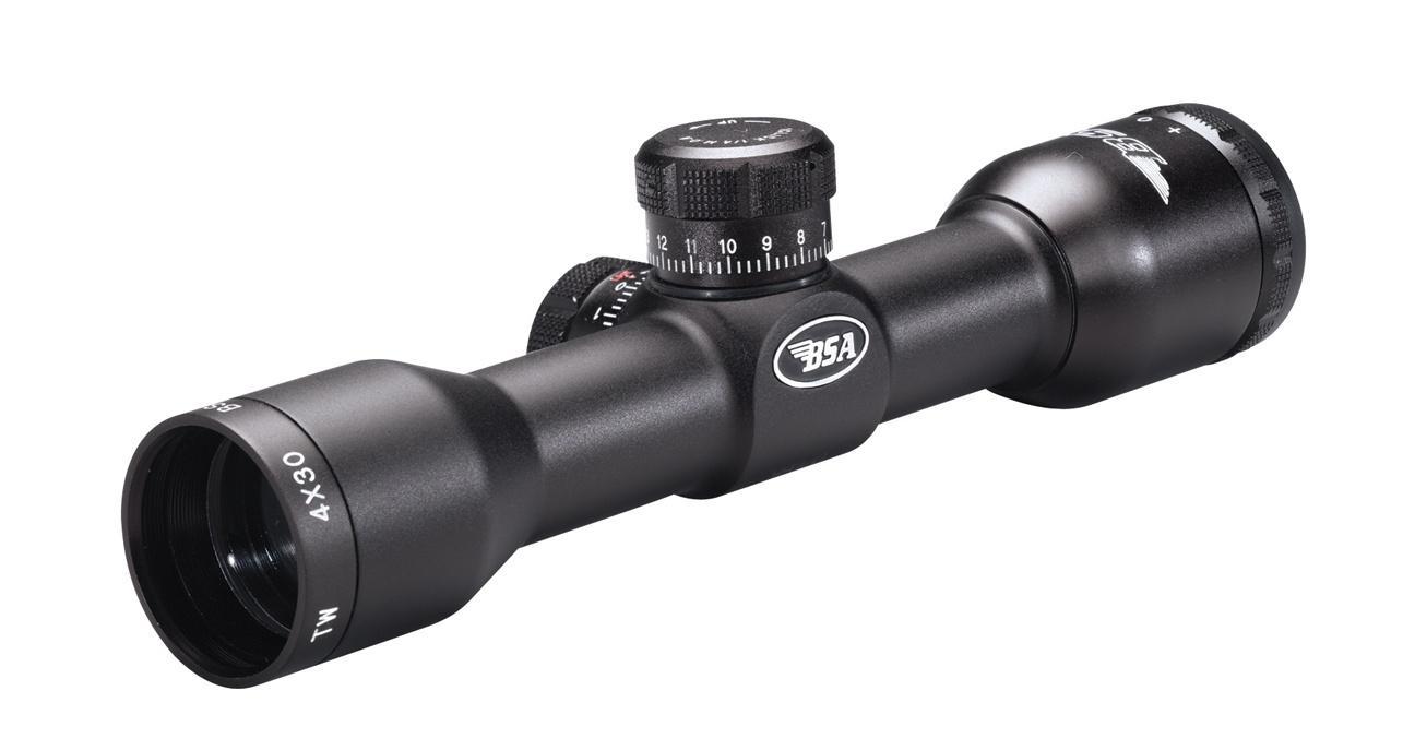 BSA Centerfire Scopes BSA BSA Tactical Weapon Rifle Scope - 4x30mm Mil-Dot 23-10.4' 4" Matte