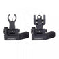 Troy Industries Rifle Sights Troy Industries TROY 45-Degree Offset Sight Set - SSIG-45S-HRBT-00 - HK Front & Round Rear - Black