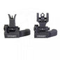 Troy Industries Rifle Sights Troy Industries Troy 45-Degree Offset Sight Set - SSIG-45S-MDBT-00 - M4 Front & Dioptic Rear - Black