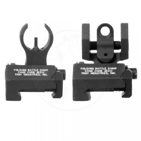 Troy Industries Rifle Sights Troy Industries Troy Micro Set Sights for H&K Front & Round Rear - Black