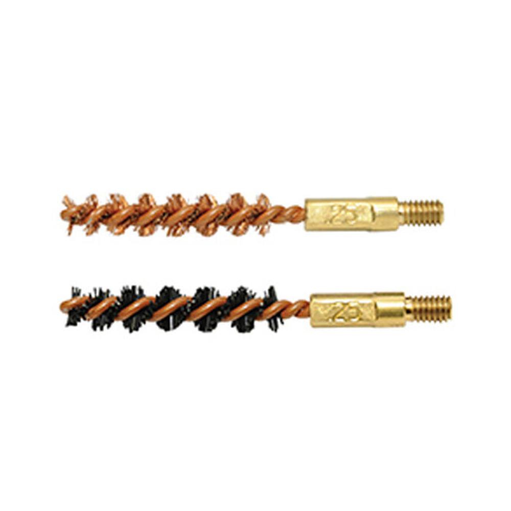 Otis Products Cleaning Brushes Mops and Swabs Otis Products  Otis 2 Pack Bore Brush 6mm/.243 cal Nylon/Bronze 2/ct