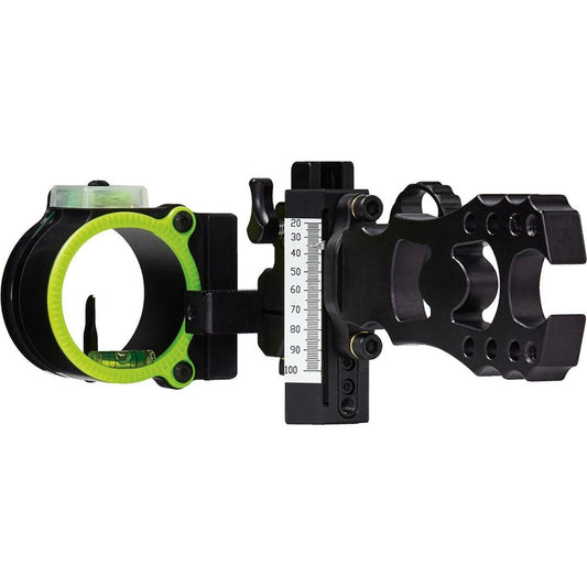 Pure Archery Group Sights &amp; Scopes Pure Archery Group Black Gold Ascent Verdict Whitetail Single Pin Scope .019 Right Hand