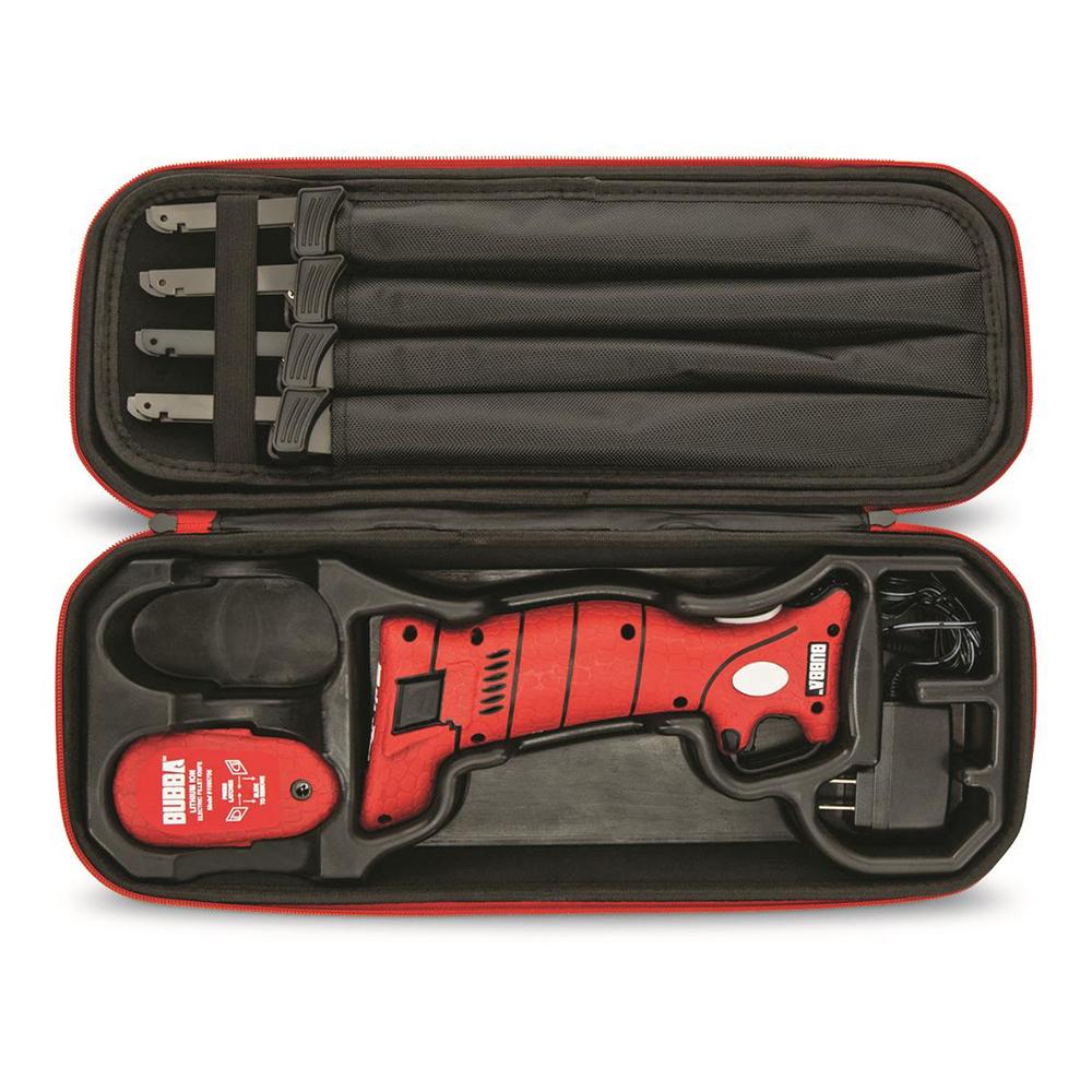 Battenfeld Knives Knives &amp; Edged Tools|Knives Battenfeld Knives Bubba Blade Lithium Ion Cordless Fillet Knife Kit 4 Blades