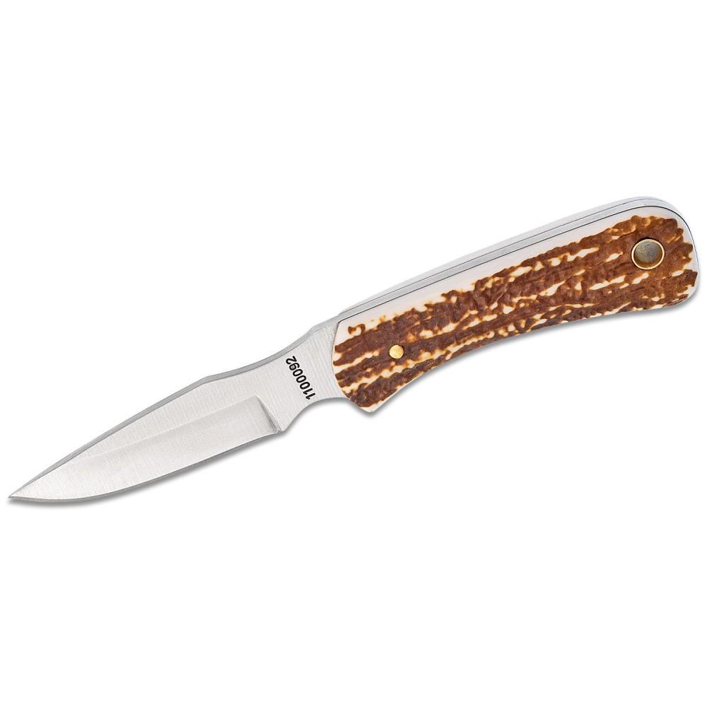 Battenfeld Knives Knives &amp; Edged Tools|Knives Battenfeld Knives Schrade Uncle Henry 301UH Fixed Knife 3-1/8" Drop Point Blade Brown with Leather Sheath