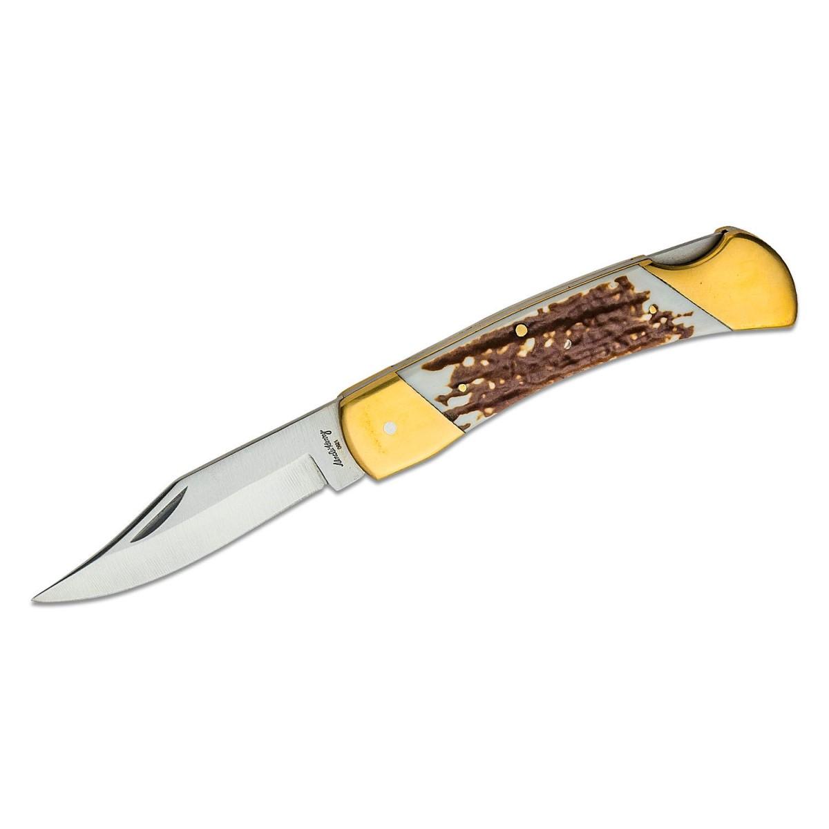 Battenfeld Knives Knives &amp; Edged Tools|Knives|Knives &amp; Edged Tools Battenfeld Knives Uncle Henry LB8CP Bear Paw Folding Knife 3 7/10" Blade Next Gen Staglon Handle