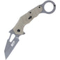 Battenfeld Knives Knives &amp; Edged Tools|Knives Battenfeld Knives Smith & Wesson M&P Extreme Ops Karambit Knife 3" Blade FDE