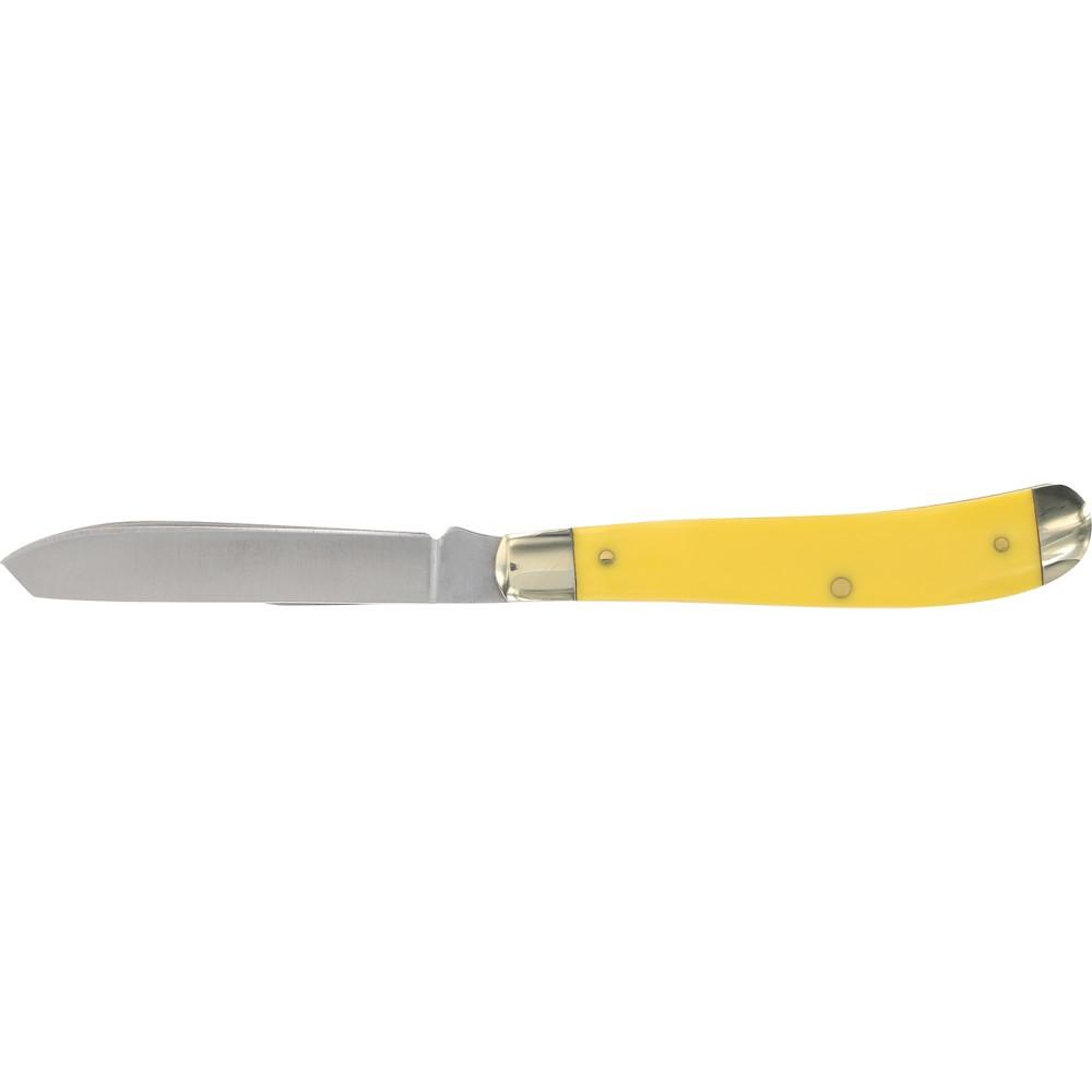 Battenfeld Knives Knives &amp; Edged Tools|Knives|Knives &amp; Edged Tools Battenfeld Knives Old Timer 94OTY Gunstock Trapper Folding Knife Yellow
