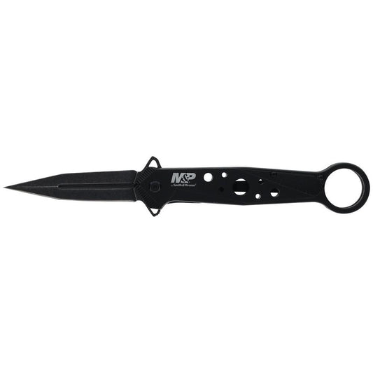 Battenfeld Knives Knives Battenfeld Knives Smith & Wesson M&P Folding Knife Dagger Blade Black