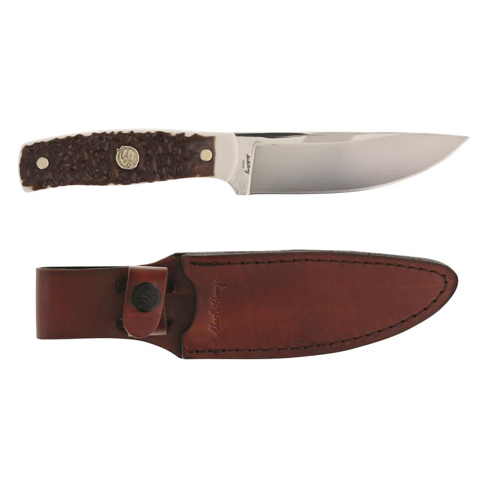 Battenfeld Knives Knives Battenfeld Knives Uncle Henry Next Gen 191UH Fixed Knife 4-3/5" Bowie Blade Staglon Clamshell