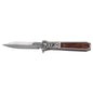 Battenfeld Knives Knives Battenfeld Knives Smith & Wesson KT Unwavered Spring Assist Folding Knife 3-1/5" Dagger Blade Silver with Brown Box