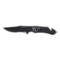 Battenfeld Knives Knives Battenfeld Knives Smith & Wesson Extreme Ops Folding Knife 3-1/2" Clip Point Blade Black with Glass Breaker and Strap Cutter